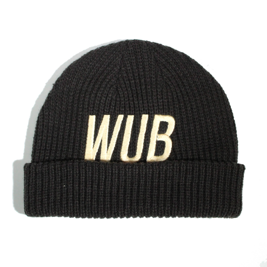 Wub Spell Cable Knit Beanie -  Dark Grey
