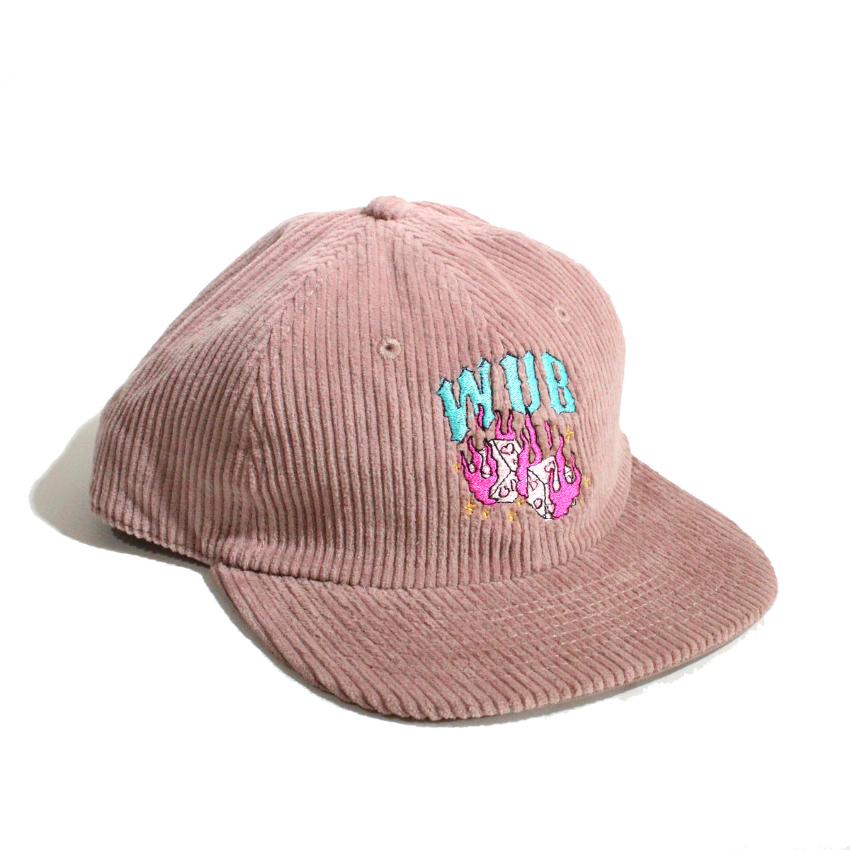 LOVE CHANCE CORDUROY 6-PANEL - DUSTY PINK