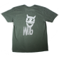 DEAD WUB TEE - MOSS GREEN