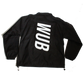 TRADEMARK COACH JACKET - BLACK