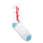 OG SAGINAW SOCK WHITE/ BLUE