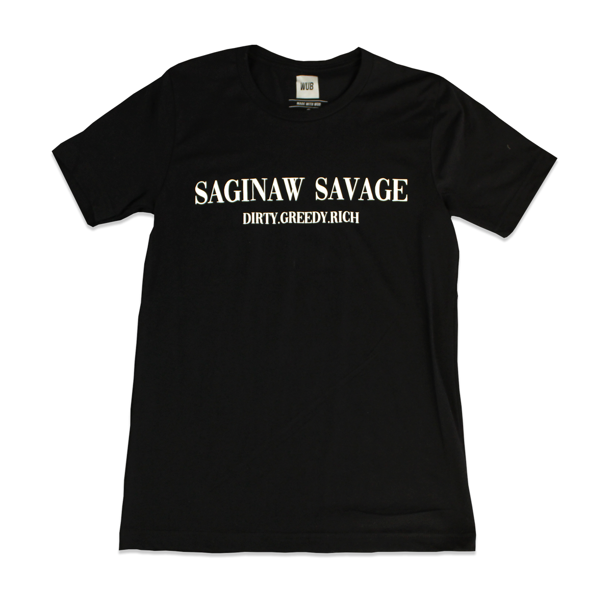SAGINAW SAVAGE TEE - BLACK
