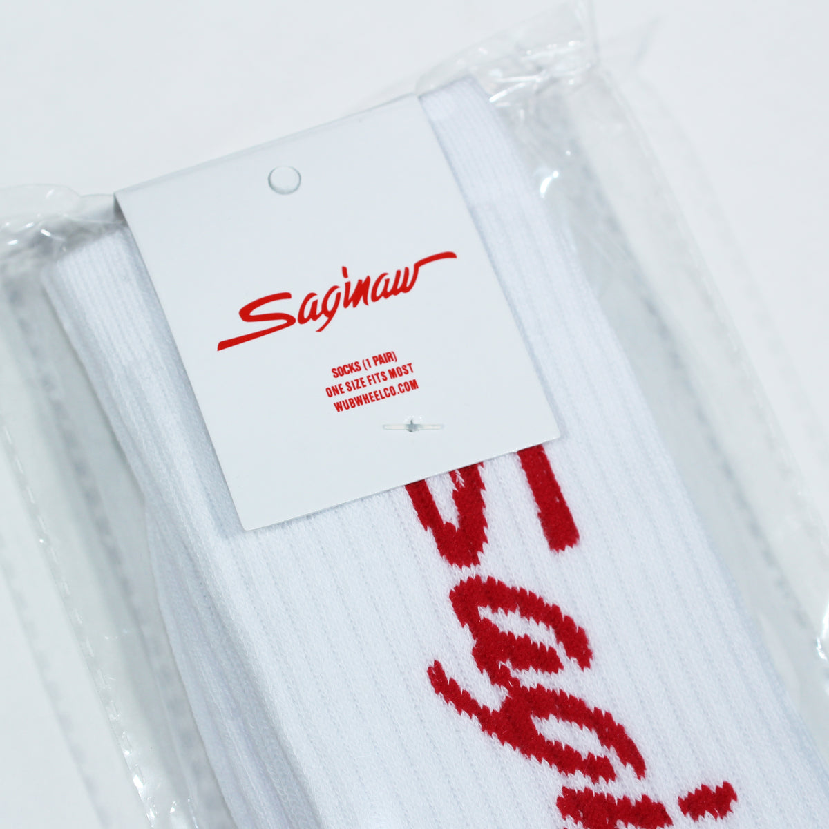 OG SAGINAW SOCK WHITE/ BLUE