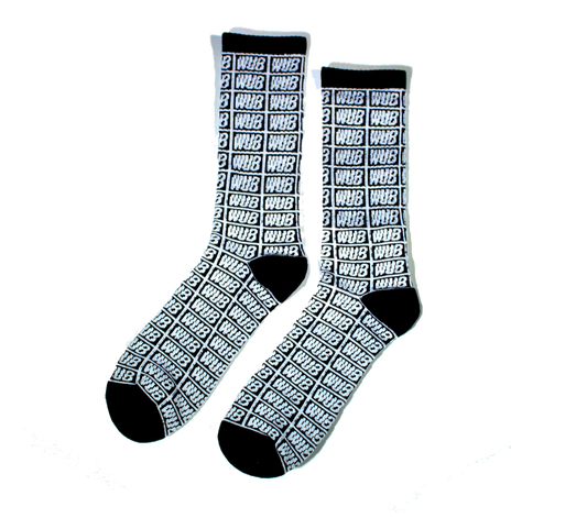 WUB ALL OVER KNIT SOCKS