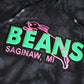 BEANS CHENILLE HOODIE - BLACK DYE