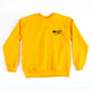 CHECKERED FLAG CREWNECK - GOLDEN YELLOW