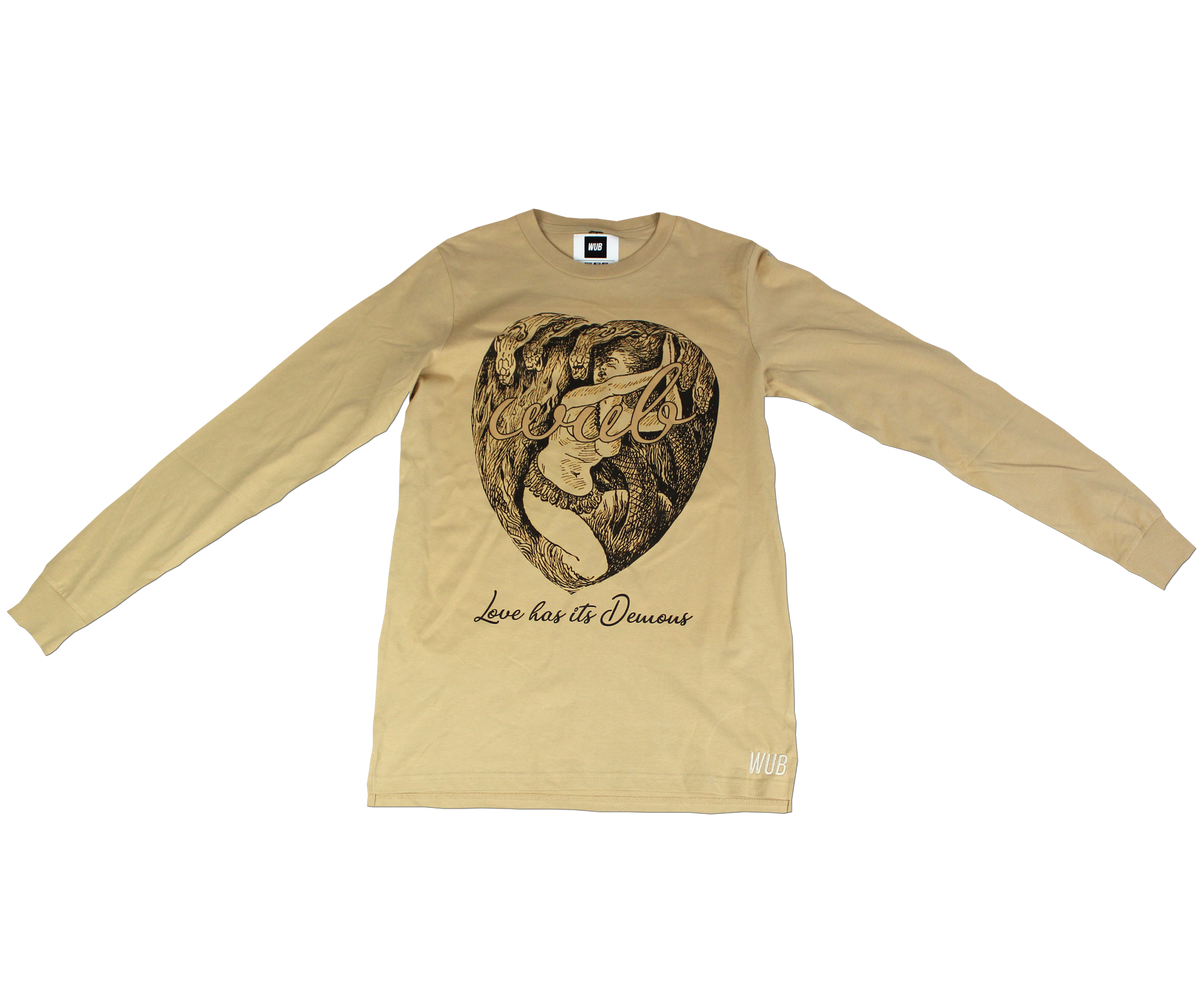 LOVE HAS ITS DEMONS LONGSLEEVE - SAND