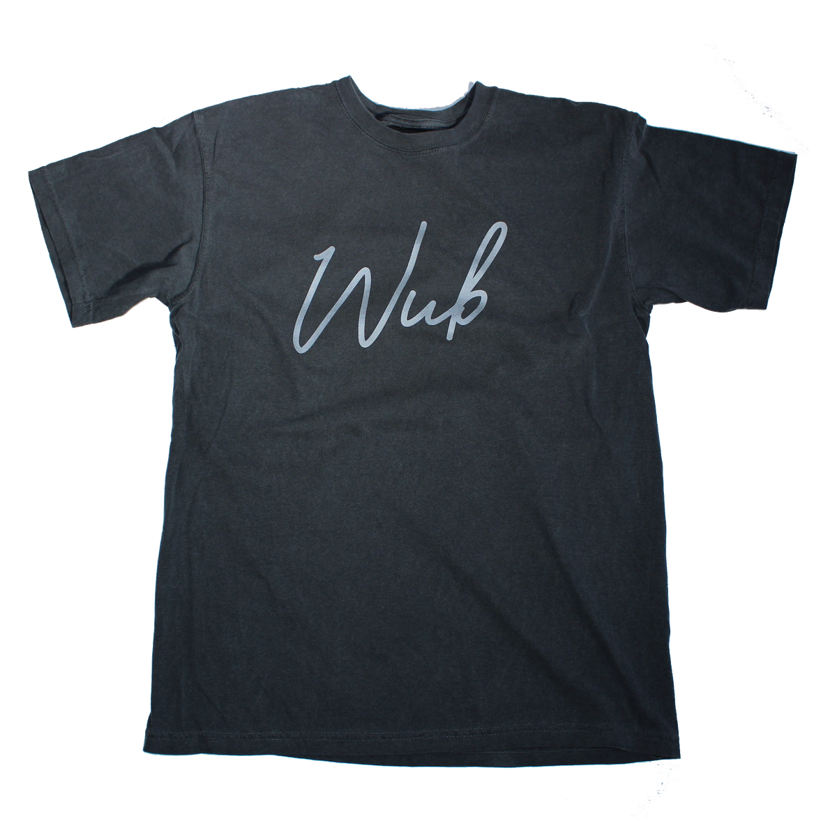 SCRIPT PIGMNET DYE TEE - BLACK