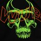 Wub Skull Hoodie - Black