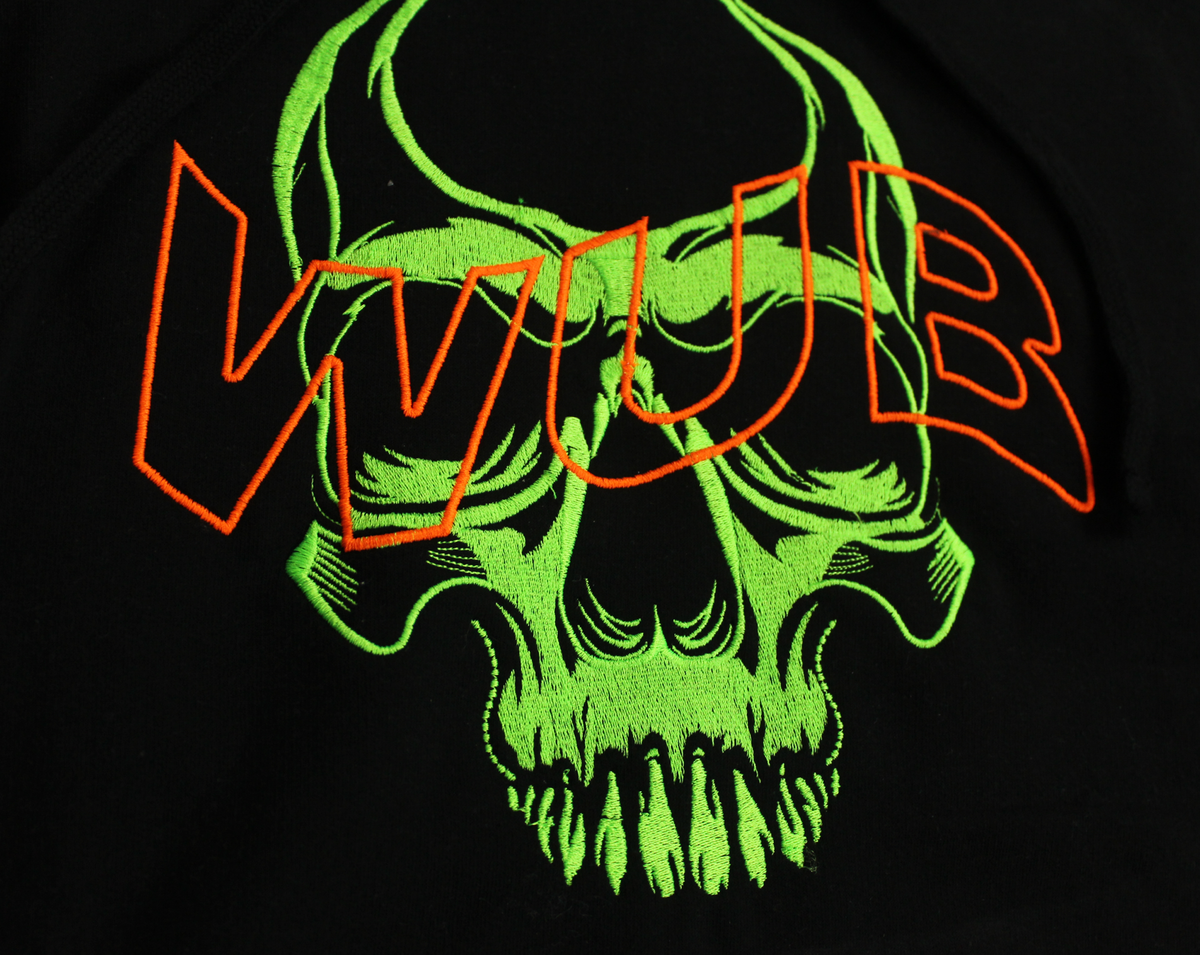 Wub Skull Hoodie - Black