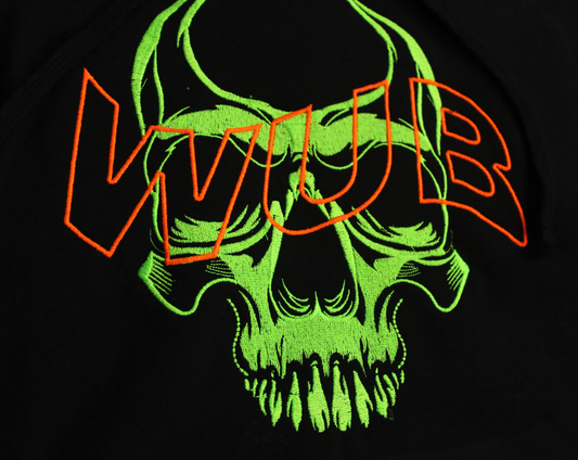 Wub Skull Hoodie - Black
